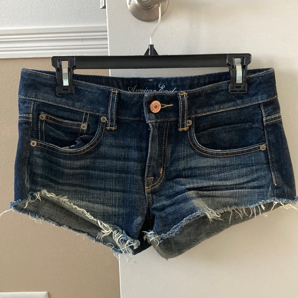 Denim cutoffs